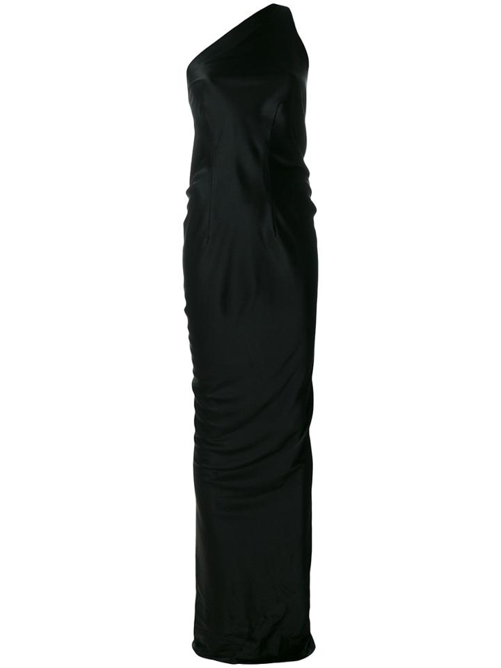 Parlor Fitted Solhouette Dresss - Black