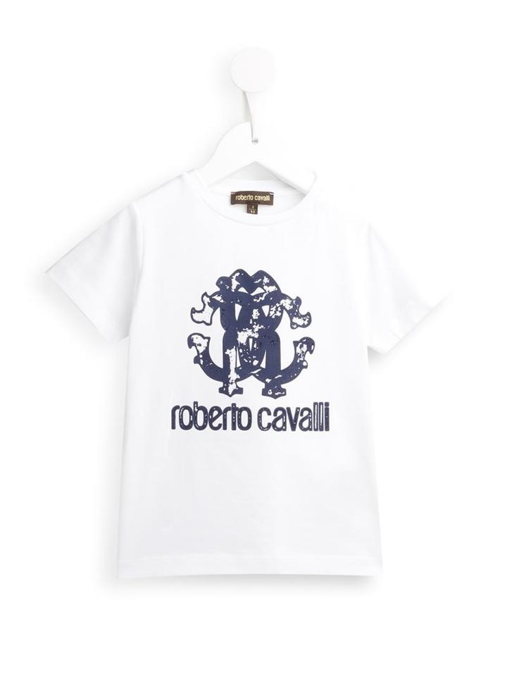 Roberto Cavalli Kids Logo Print T-shirt