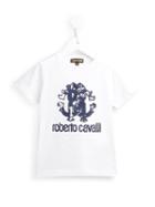 Roberto Cavalli Kids Logo Print T-shirt