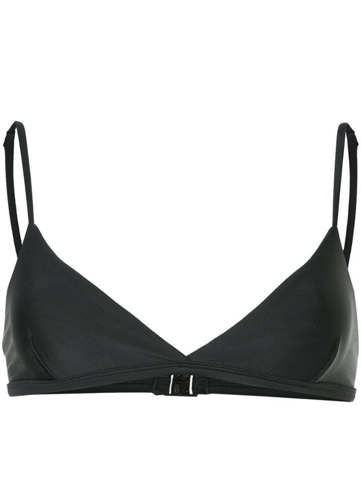 Matteau The Tri Crop Bikini Top - Black