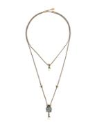 Alexander Mcqueen Layered Beetle Necklace - Gold