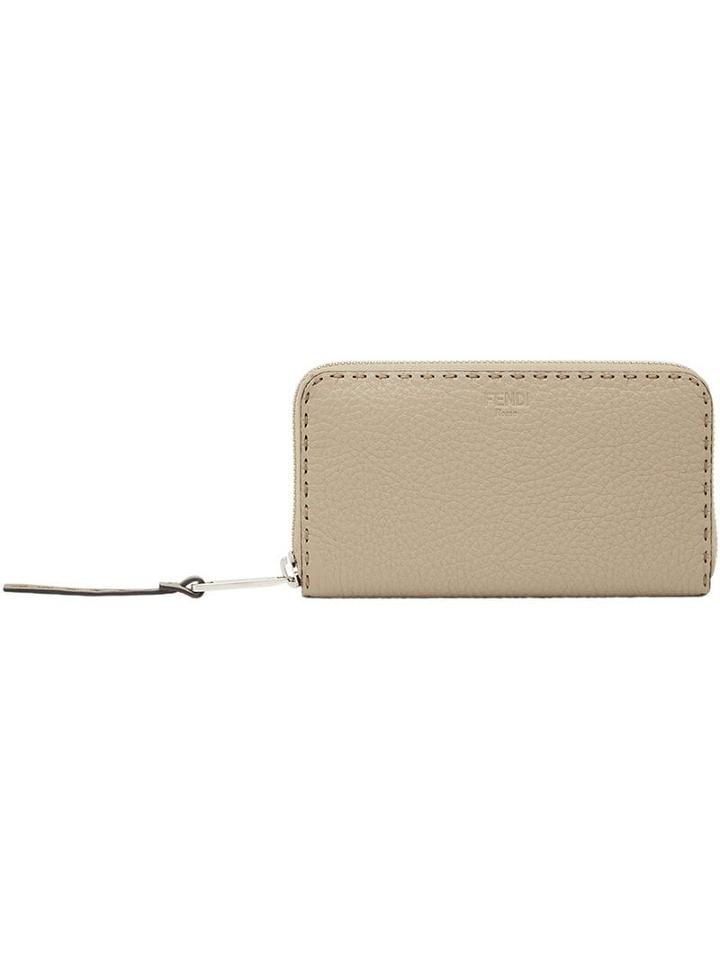 Fendi Zip Purse - Neutrals