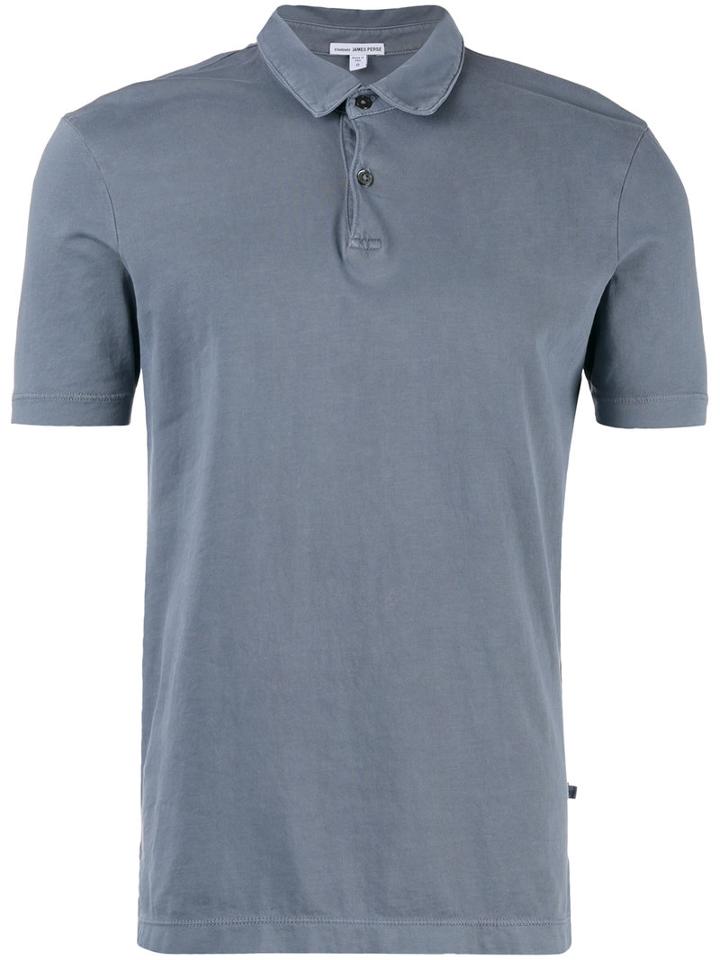 James Perse - Classic Polo Shirt - Men - Supima Cotton - 0, Blue, Supima Cotton