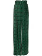 Calvin Klein Love Slogan Print Trousers - Green