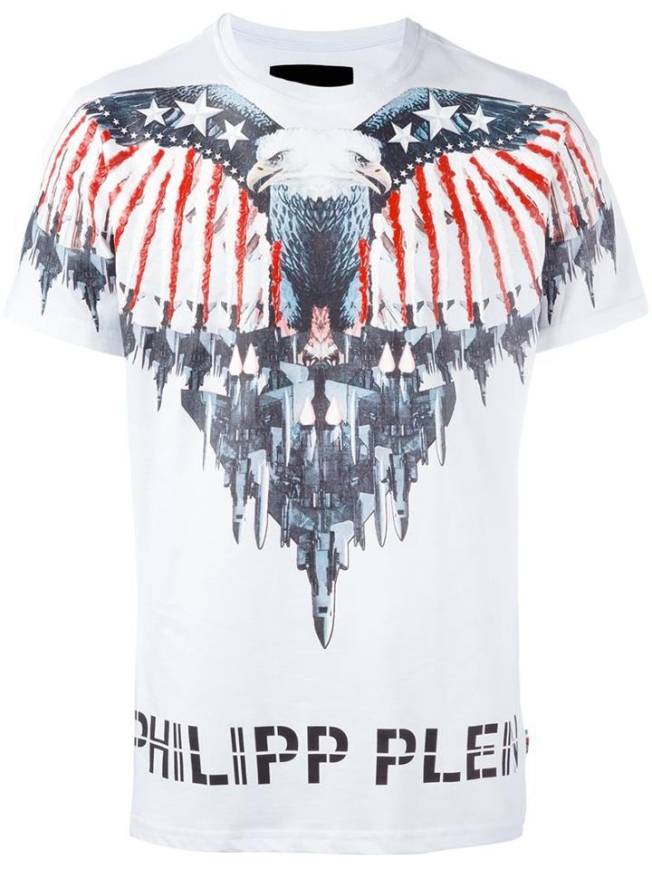 Philipp Plein 'davenport' T-shirt, Men's, Size: Large, White, Cotton