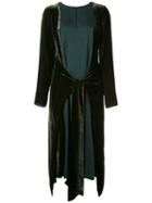 Lanvin Twin Material Tie Dress