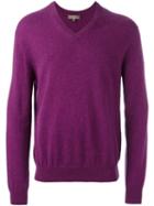 N.peal 'the Burlington' V-neck Pullover, Men's, Size: Xxl, Pink/purple, Cashmere