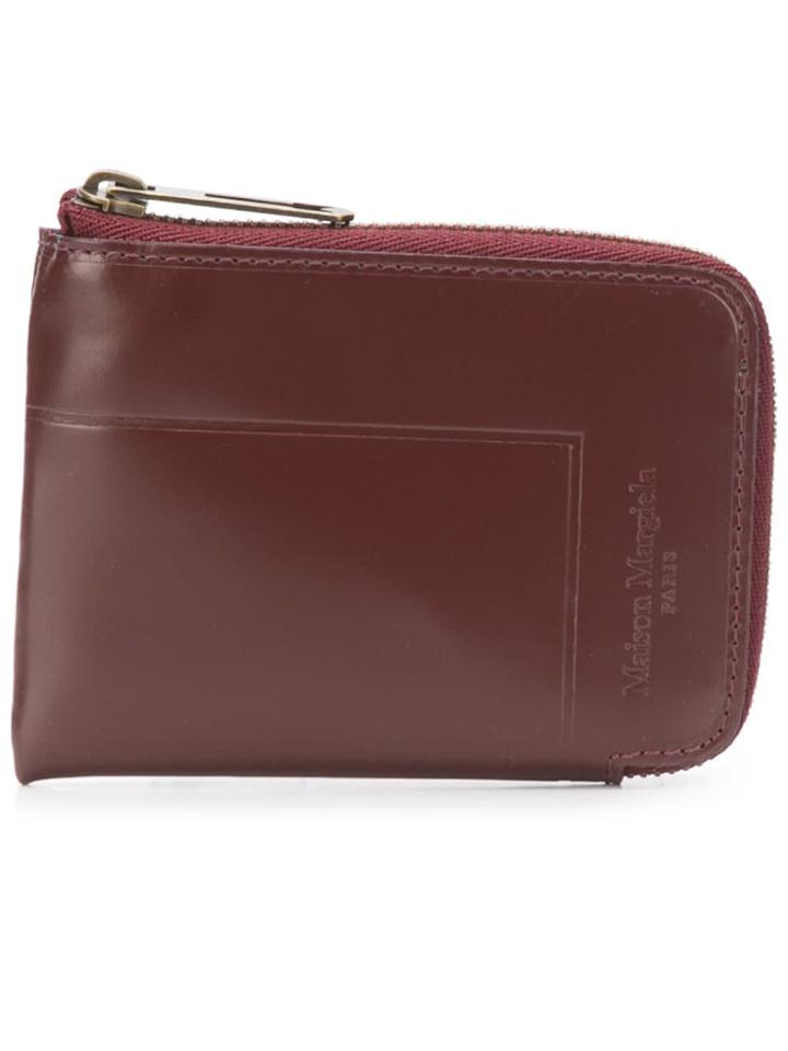 Maison Margiela Small Zip Around Wallet - Red