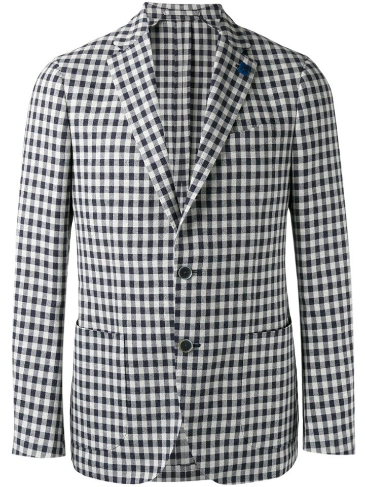 Lardini Single-breasted Blazer - Blue