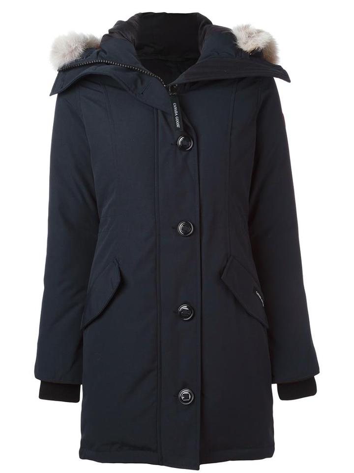 Canada Goose 'rossclair' Parka Coat, Women's, Size: Xs, Blue, Cotton/nylon/polyester/duck Feathers