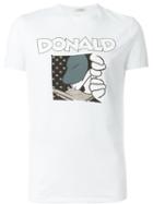 Iceberg Donald Studded T-shirt, Men's, Size: Xl, White, Cotton/spandex/elastane/metal Other