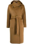 Tagliatore Wool Double Breasted Coat - Brown