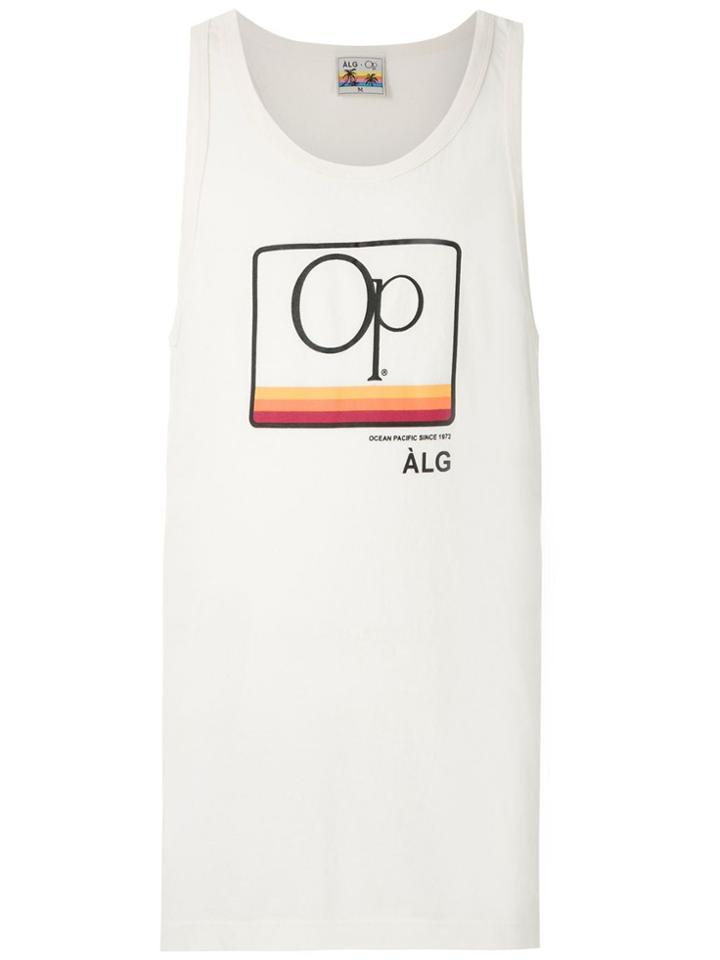 Àlg Printed Sunrise + Op Tank - White