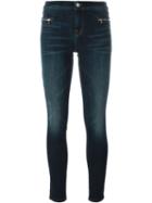 J Brand Stonewashed Zip Pocket Jeans, Women's, Size: 25, Blue, Cotton/polyester/spandex/elastane
