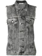 Circus Hotel - Blackbite Denim Jacket - Women - Cotton/polyester/viscose - 40, Grey, Cotton/polyester/viscose