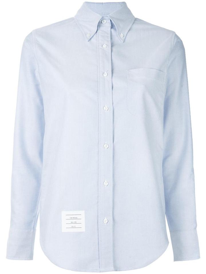 Thom Browne Oxford Shirt, Women's, Size: 40, Blue, Cotton