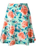 Marc By Marc Jacobs Floral A-line Skirt