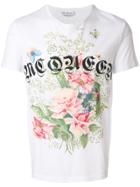 Alexander Mcqueen Rose Print T-shirt - White