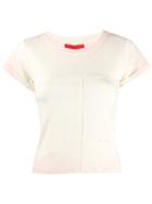 Eckhaus Latta Lapped T-shirt - Neutrals