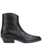 Isabel Marant Low Cowboy Boots - Black