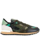 Valentino Camouflage Sneakers - Green