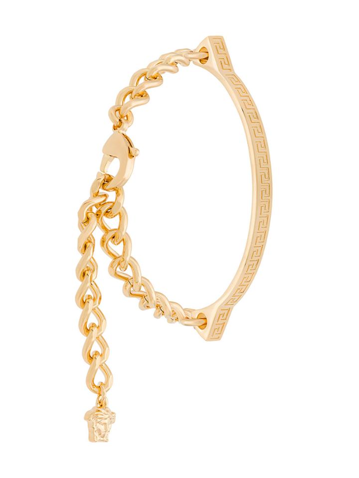 Versace Greek Key Bracelet - Metallic