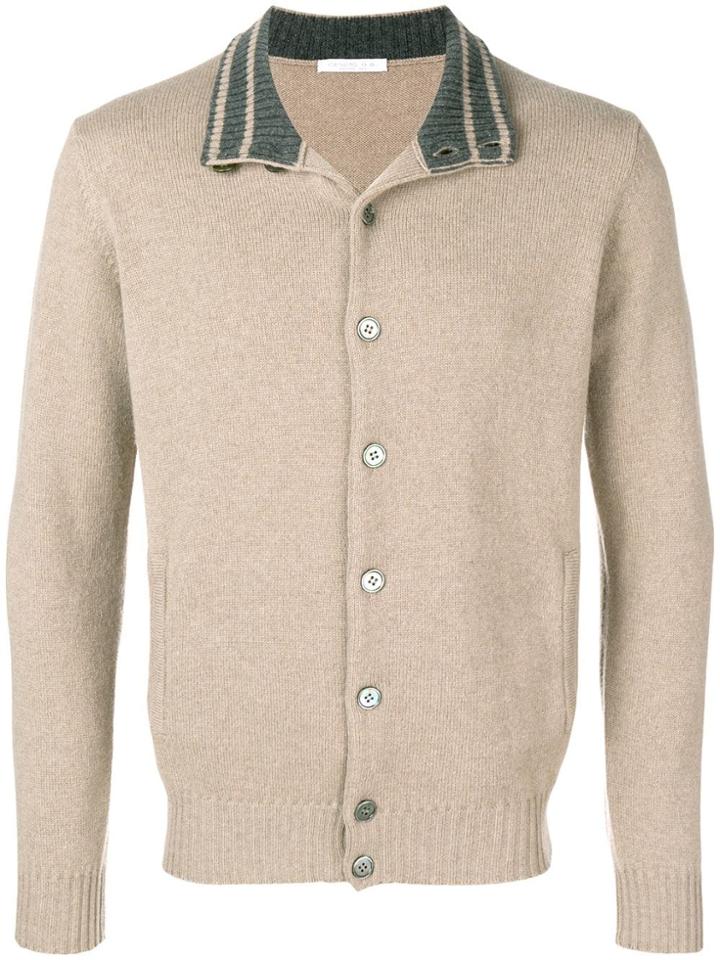 Cenere Gb Buttoned Up Cardigan - Brown