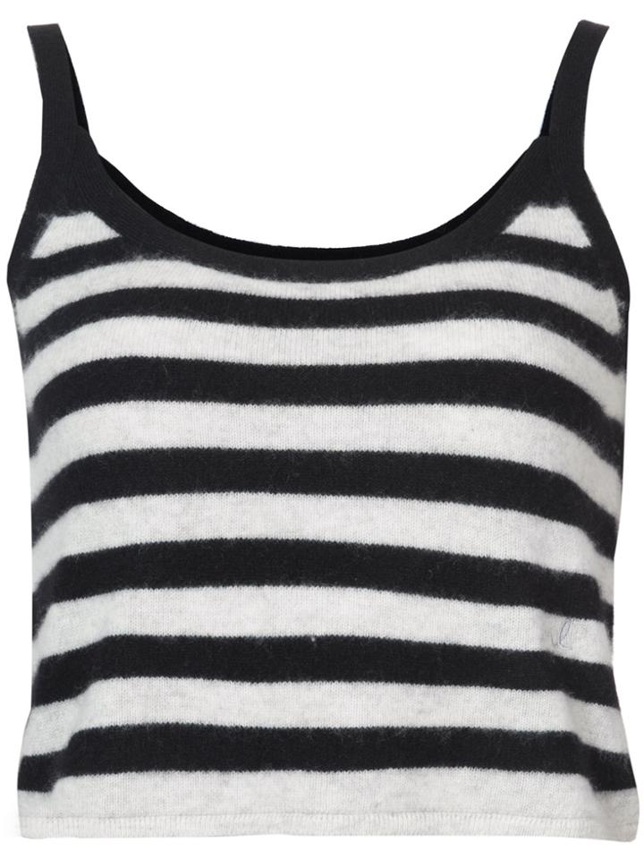 Morgan Lane Alice Striped Tank Top - Black