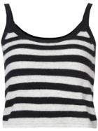 Morgan Lane Alice Striped Tank Top - Black