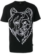 Diesel Embroidered Bear T-shirt - Black