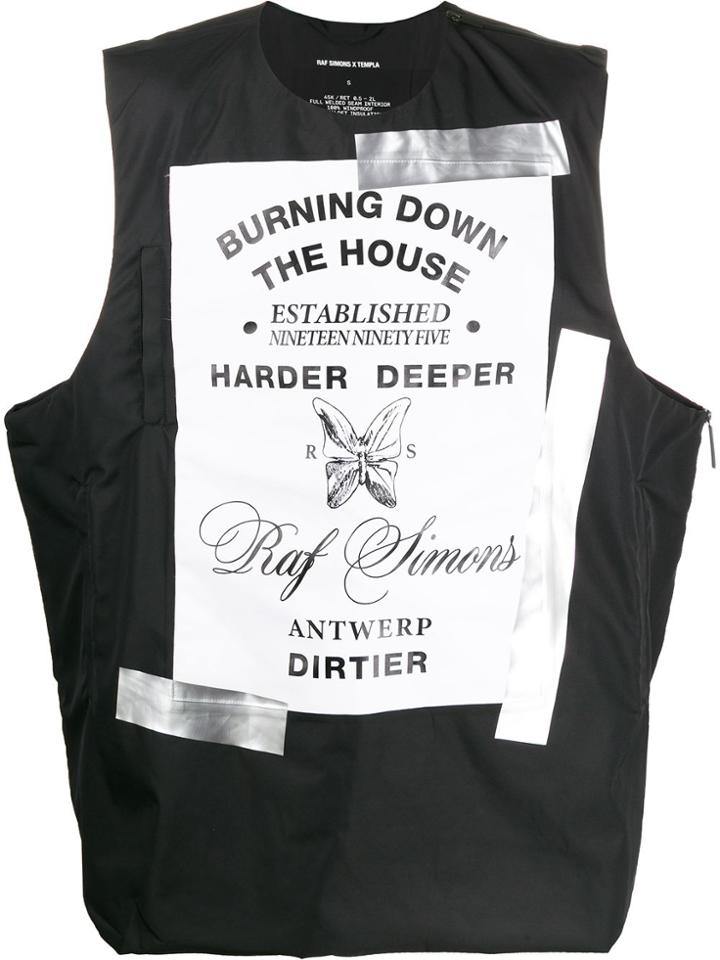 Raf Simons X Templa Padded Vest - Black