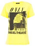 Diesel - Printed T-shirt - Women - Cotton - Xs, Yellow/orange, Cotton