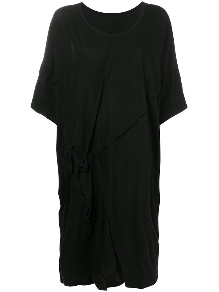 Yohji Yamamoto Loose Fit Midi Dress - Black
