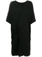 Yohji Yamamoto Loose Fit Midi Dress - Black