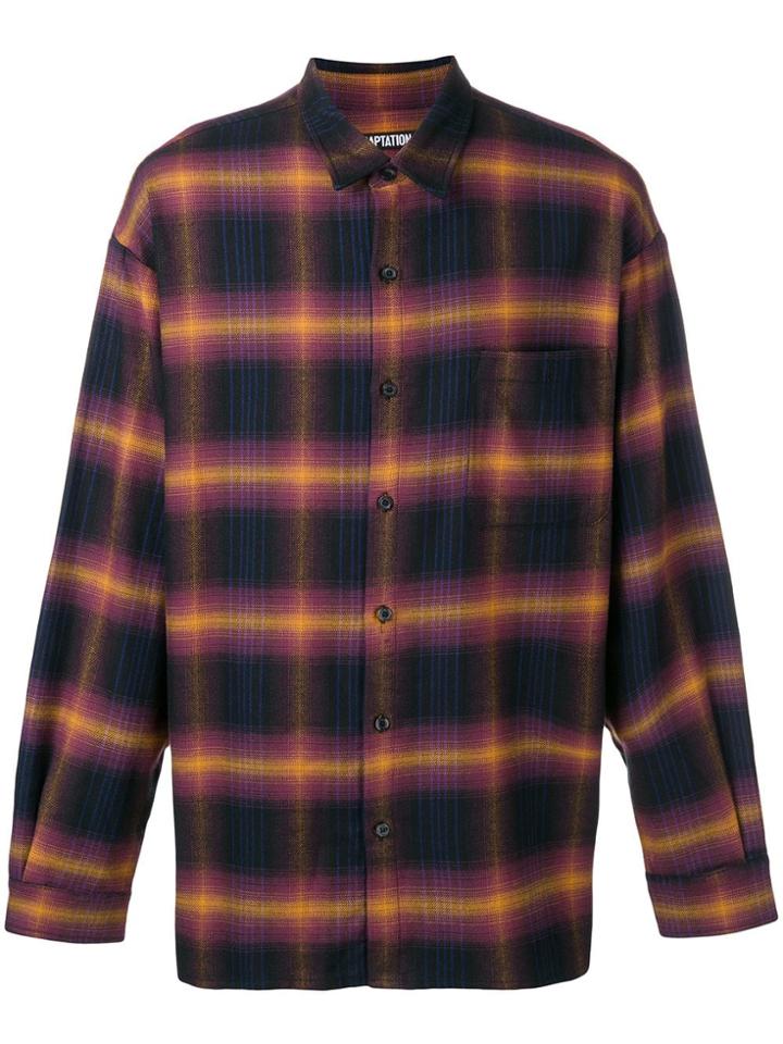 Adaptation Checked Shirt - Black