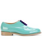 Undercover Velvet Laces Derbies - Blue