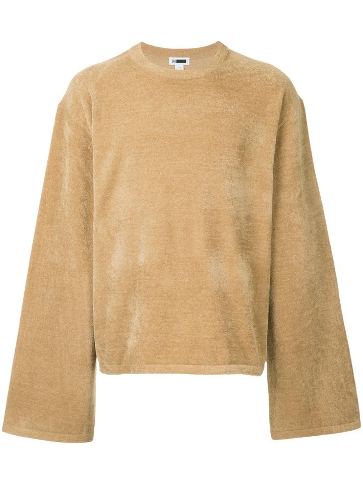 H Beauty & Youth Wide Sleeve Sweater - Brown