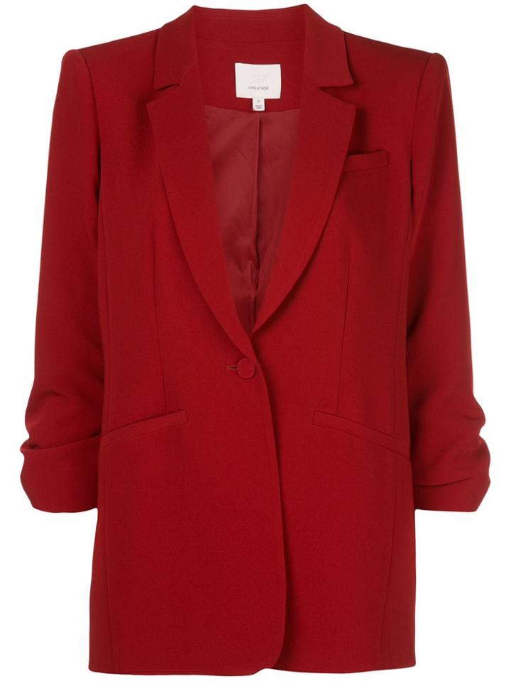 Cinq A Sept 3/4 Sleeves Khloe Blazer - Red