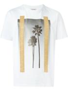 Palm Angels Photo Print T-shirt, Men's, Size: Medium, White, Cotton