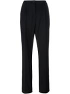 Dolce & Gabbana Palazzo Pants, Women's, Size: 40, Black, Spandex/elastane/virgin Wool