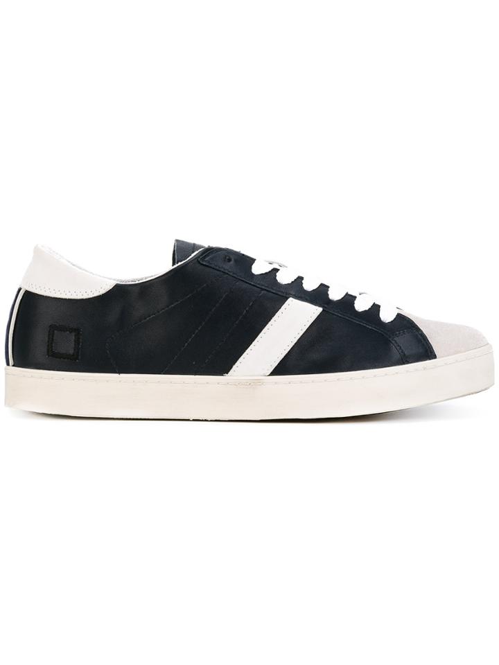 D.a.t.e. Side Stripe Sneakers - Blue