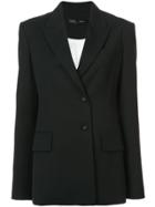 Proenza Schouler Single Breasted Wool Jacket - Black