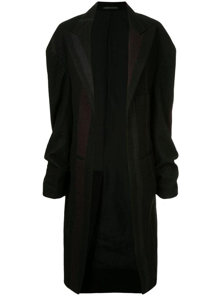 Yohji Yamamoto Pre-owned Deconstructed Long Coat - Black
