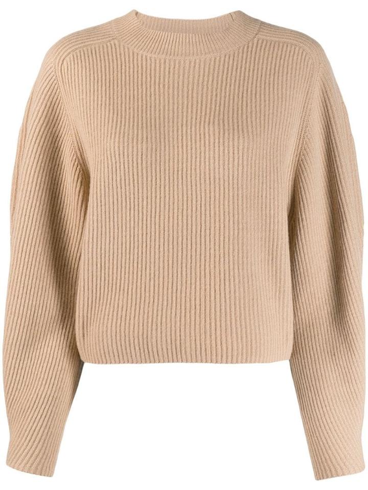 Chloé Ribbed Jumper - Brown