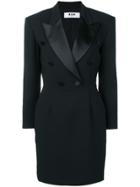 Msgm Blazer Style Dress - Black