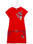 Little Marc Jacobs Badges Dress, Girl's, Size: 14 Yrs, Red