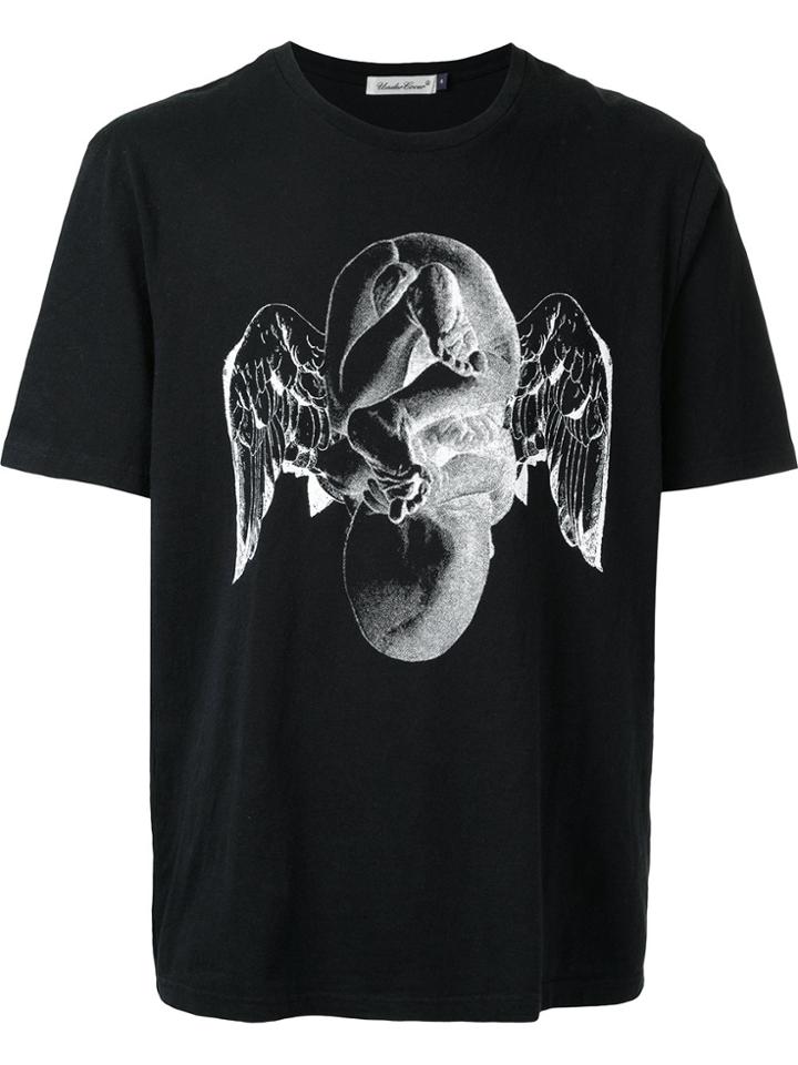 Undercover Cherub Print T-shirt - Black