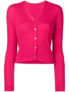 Sottomettimi Ribbed Cardigan - Pink