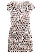 Paco Rabanne Floral Disc Dress - White