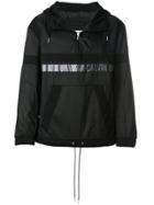 Calvin Klein Jeans Logo Print Pullover Jacket - Black